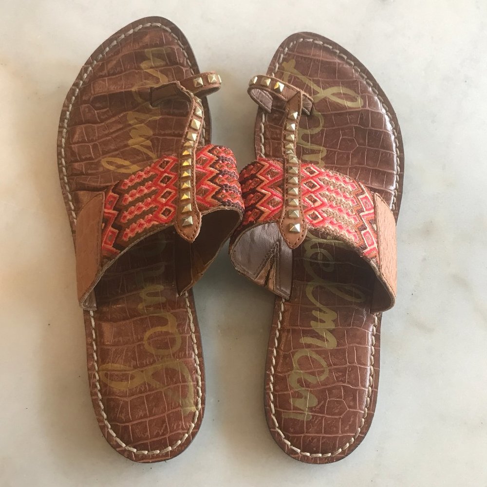Women's Sam Edelman Leather Strap Gibson Sandals